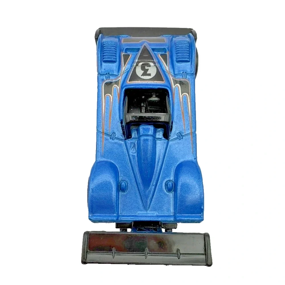 Hot Wheels Power Pipes Blue #3 Die-Cast Race Car 2000 Malaysia 3in